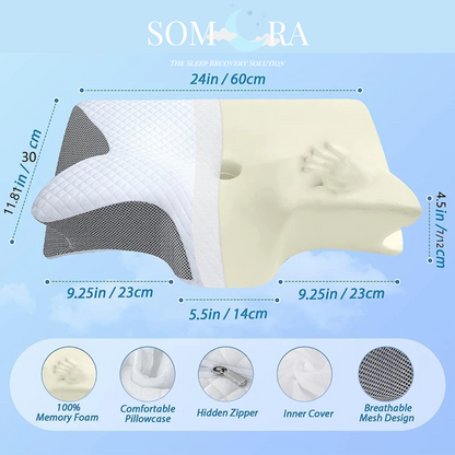MemoryFoam Orthopedic Support Pillow
